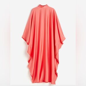 H&M Coral Pink Flowing Kaftan Dress